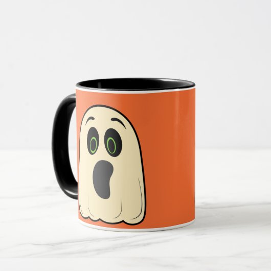 Vintages Ghost Tasse (Vorderseite Links)