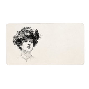 Vintages Gibson-Mädchen Edwardian Retro