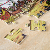 Vintages Gibson-Zirkus-Kunst-Puzzlespiel Puzzle (Seite)