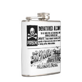 Vintages Giftetikett Flachmann (Rechts)