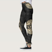 Vintages Giftetikett mit Cyanide Leggings (Links)