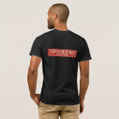 Vintages Giftetikett T-Shirt (Schwarz voll)