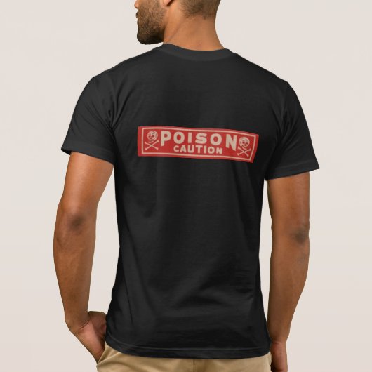 Vintages Giftetikett T-Shirt (Rückseite)