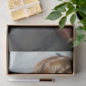 Vintages Girl-Spyglass-Tissue Seidenpapier (Geschenk)