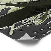 Vintages Gitarrenmusikposter Poster (Ecke)