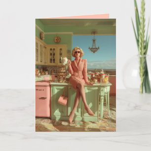 Vintages Glam in der Küche Einladung