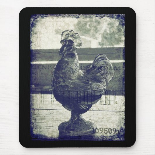 Vintages Glasröster Mousepad (Vorne)
