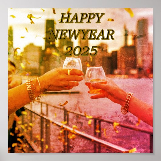 Vintages Glossy Poster zum Herunterladen (Vorne)