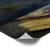 Vintages Glück Halloween Red Candle & Old Books Poster (Ecke)