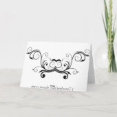 Vintages Glück im neuen Jahr Feiertagskarte (Rückseite)