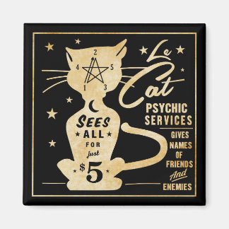Vintages Glücksspiel-Design - Le Cat Magnet