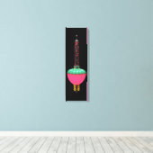 Vintages Glühen Single Leinwanddruck (Insitu (Holzboden))