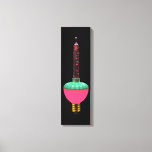 Vintages Glühen Single Leinwanddruck