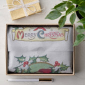 Vintages Gnome-Weihnachtsdekouver Seidenpapier (Geschenk)