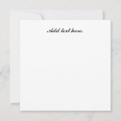 Vintages Go-Kart-Racing-Logo Karte (Rückseite)