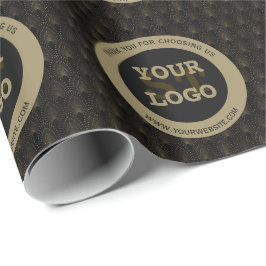 Vintages Gold Art Deco Monogram Geschenkpapier