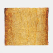 Vintages Gold Fleecedecke (Vorderseite (Horizontal))