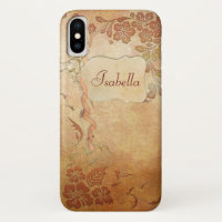 Vintages Gold, florierend Personalisiert