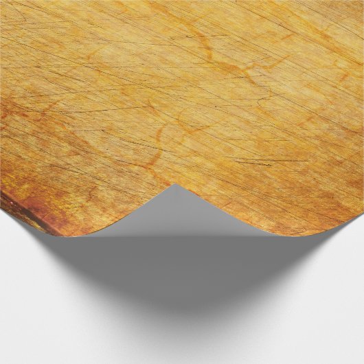 Vintages Gold Geschenkpapier (Ecke)