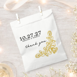 Vintages Gold Geschenktütchen