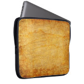 Vintages Gold Laptopschutzhülle (Vorne Rechts)