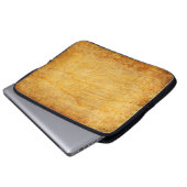 Vintages Gold Laptopschutzhülle (Vorne Knopf)