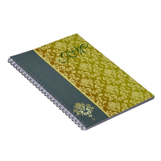 Vintages Gold Notizblock (Rechte Seite)