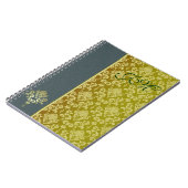 Vintages Gold Notizblock (Linke Seite)