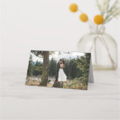 Vintages Gold Platzkarte (Rückseite)