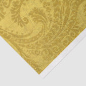 Vintages Gold Rustikale Viktorianische Blumendekou Seidenpapier (Ausschnitt)