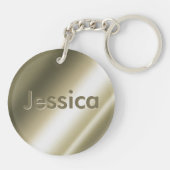 Vintages Gold Schlüsselanhänger (Rückseite)