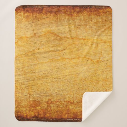 Vintages Gold Sherpadecke (Vorderseite)