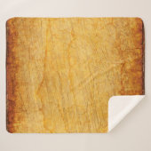 Vintages Gold Sherpadecke (Vorderseite (Horizontal))