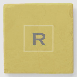 Vintages Gold Solid Color Classic Schlicht Steinuntersetzer