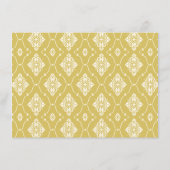 Vintages Gold und Elfenbeinküste Begleitkarte (Rückseite)