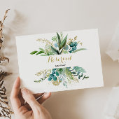 Vintages Gold- und Grüne Eukalyptus-Zeichen