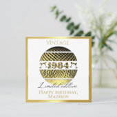 Vintages Gold von 1984, 40. Karte (Stehend Vorderseite)