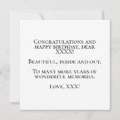 Vintages Gold von 1984, 40. Karte (Rückseite)