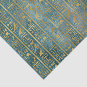 Vintages Goldägyptischer Papierdruck Seidenpapier (Ausschnitt)