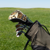 Vintages Golden Tiger Gemälde Golf Headcover (In SItu)