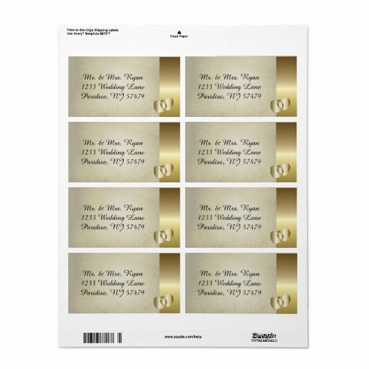 Vintages Goldenes Herz (Vorne)