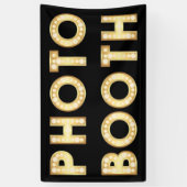 Vintages Goldfestzelt beschriftet Banner (Vertikal)