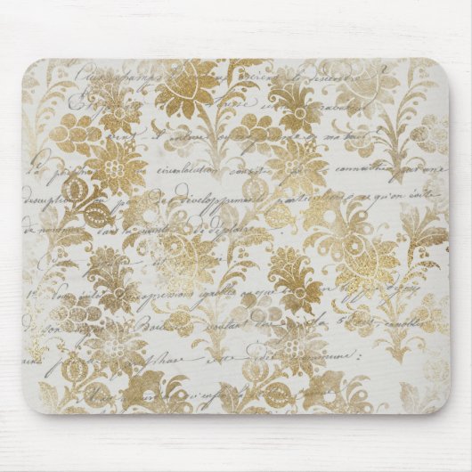 Vintages Goldflor Mousepad (Vorne)
