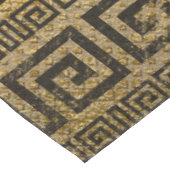 Vintages Goldgriechisches Windungs-Muster Tischdecke (Schrägansicht)