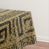 Vintages Goldgriechisches Windungs-Muster Tischdecke (Beispiel)