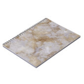 Vintages Goldmarmor-Notizbuch Notizblock (Linke Seite)