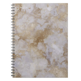 Vintages Goldmarmor-Notizbuch Notizblock