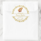 Vintages Goldmedailletikett Runder Aufkleber (Tasche)