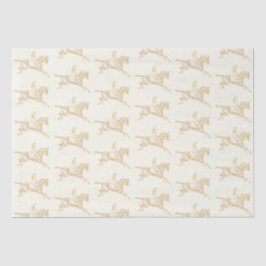 Vintages Goldrausch Seidenpapier