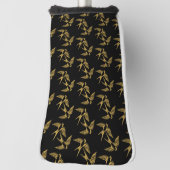 Vintages Goldschatten-Muster Golf Headcover (Rotieren 90)